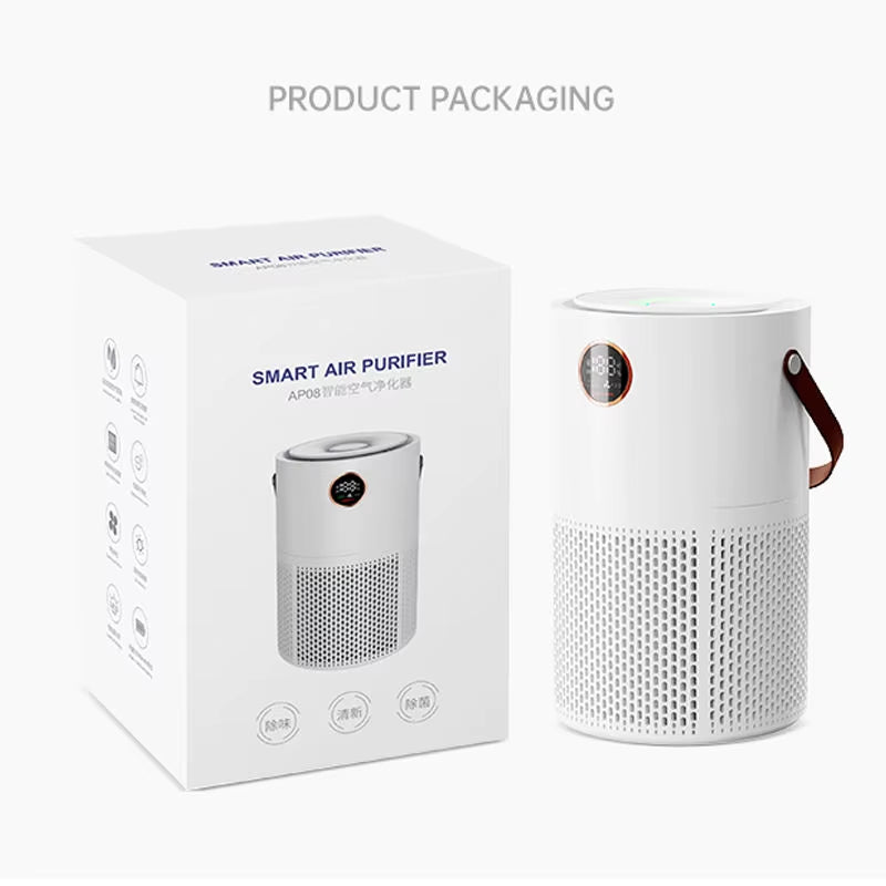 Ultra Quiet Bedroom Portable Air Purifier Room Small Air Cleaner Supplier